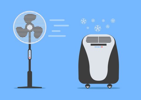 Ventilador vs aire acondicionado